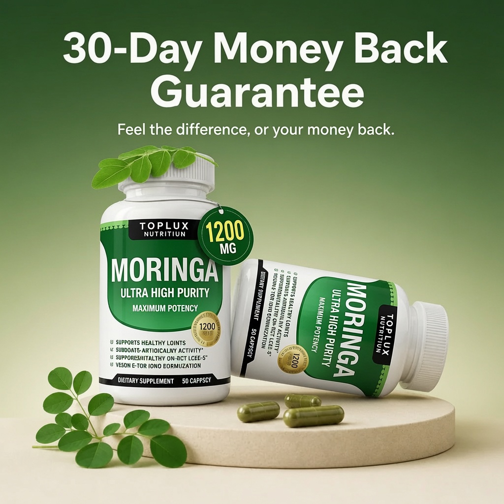 BaseState Moringa Capsules bottle